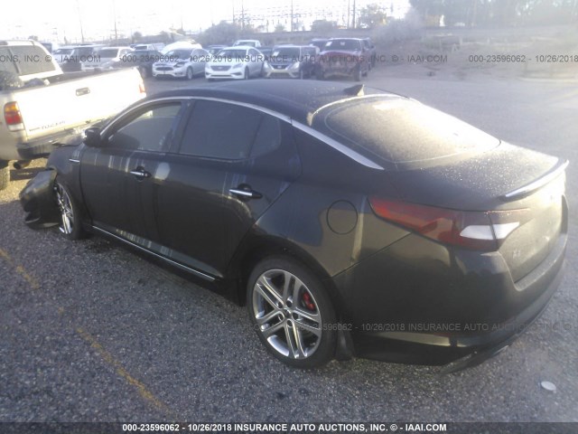 5XXGR4A61DG177840 - 2013 KIA OPTIMA SX BLACK photo 3