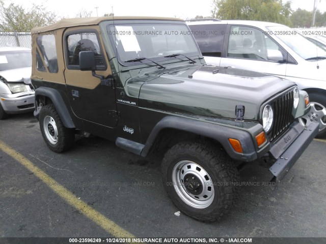 1J4FY29P4VP515364 - 1997 JEEP WRANGLER / TJ SE GREEN photo 1