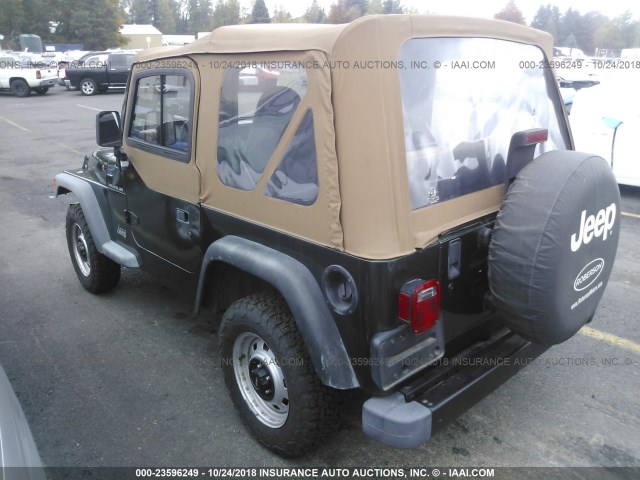 1J4FY29P4VP515364 - 1997 JEEP WRANGLER / TJ SE GREEN photo 3