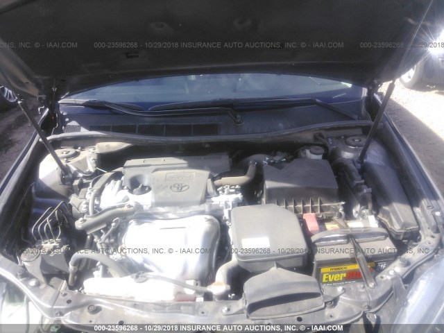4T1BF1FK6GU141644 - 2016 TOYOTA CAMRY LE/XLE/SE/XSE GRAY photo 10