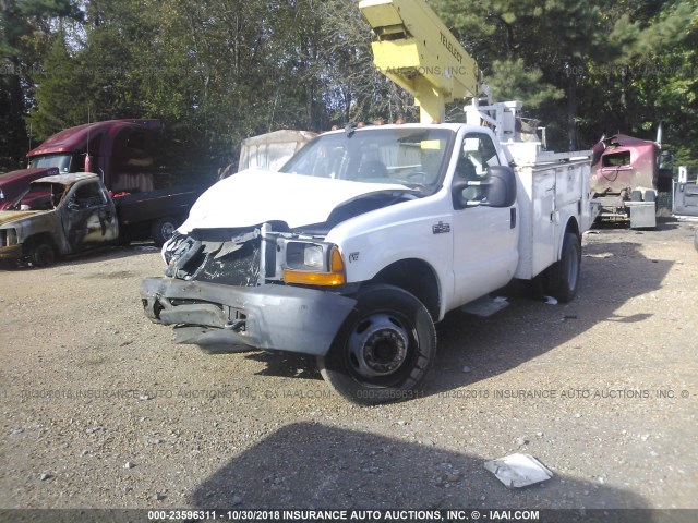 1FDXF47S4YEB51171 - 2000 FORD F450 SUPER DUTY WHITE photo 2