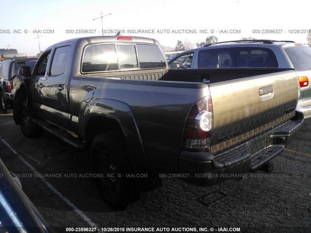 3TMKU4HN8CM032216 - 2012 TOYOTA TACOMA DBL CAB PRERUNNER LNG BED GRAY photo 3