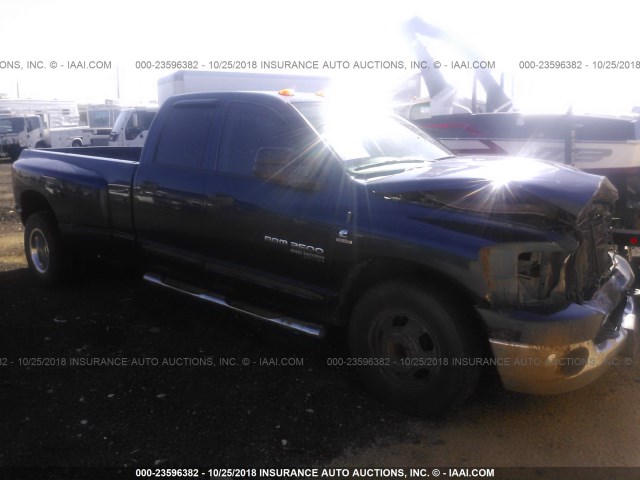 3D7ML48C86G108794 - 2006 DODGE RAM 3500 ST/SLT BLUE photo 1