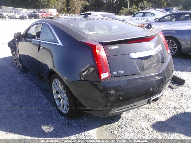1G6DK1E34C0131038 - 2012 CADILLAC CTS PERFORMANCE COLLECTION BLACK photo 3