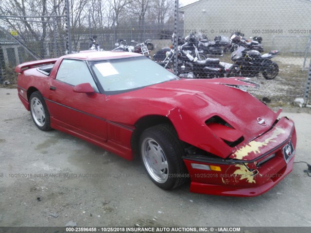 1G1YY2187J5115686 - 1988 CHEVROLET CORVETTE RED photo 1