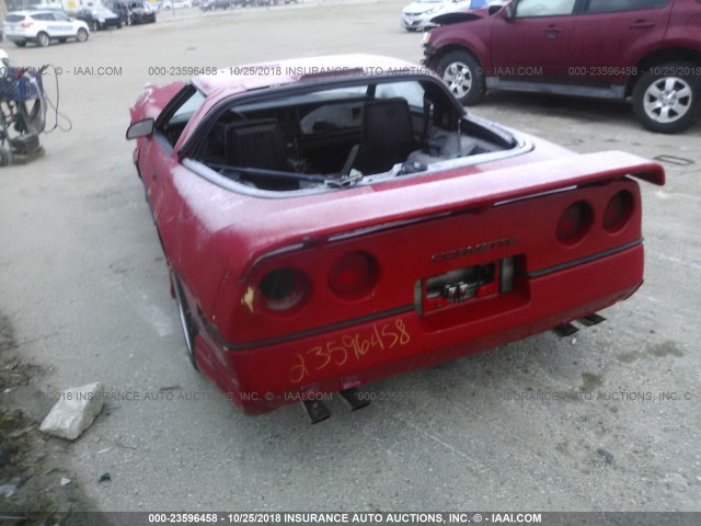 1G1YY2187J5115686 - 1988 CHEVROLET CORVETTE RED photo 3