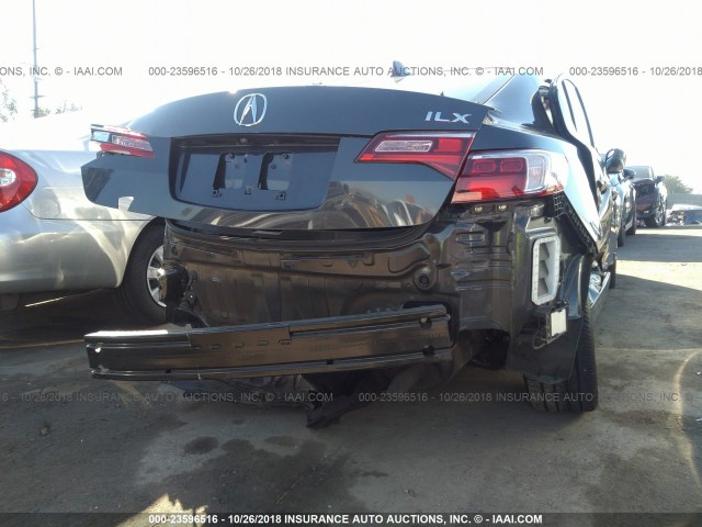 19UDE2F84GA000780 - 2016 ACURA ILX PREMIUM STYLE/TECH STYLE GRAY photo 6