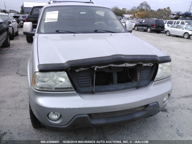 5LMEU88H15ZJ13812 - 2005 LINCOLN AVIATOR 银色 照片 6