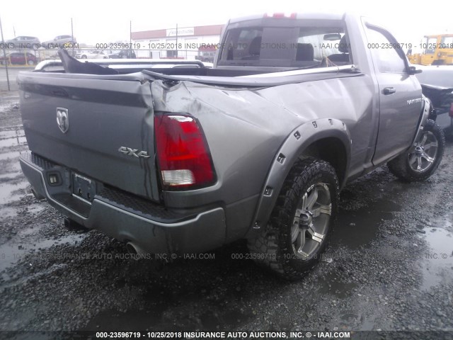 3C6JD7AT0CG118082 - 2012 DODGE RAM 1500 ST GRAY photo 4