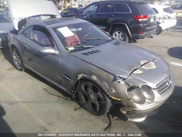 WDBSK75F34F081389 - 2004 MERCEDES-BENZ SL 500 SILVER photo 1