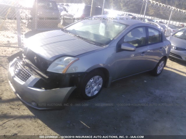 3N1AB61E08L726065 - 2008 NISSAN SENTRA 2.0/2.0S/2.0SL GRAY photo 2