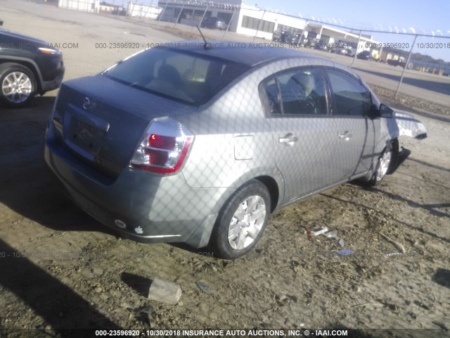 3N1AB61E08L726065 - 2008 NISSAN SENTRA 2.0/2.0S/2.0SL GRAY photo 4