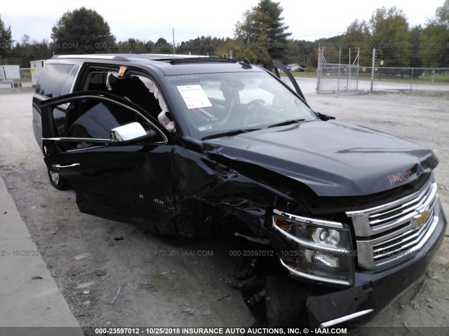 1GNSKJKC8GR294745 - 2016 CHEVROLET SUBURBAN K1500 LTZ BLACK photo 1