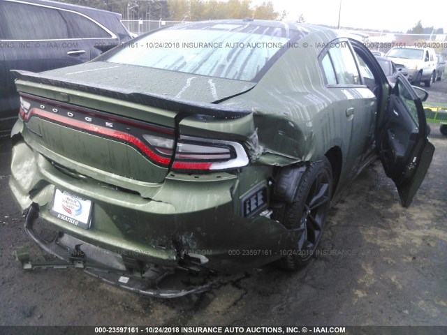 2C3CDXBG5JH221082 - 2018 DODGE CHARGER SXT GREEN photo 6