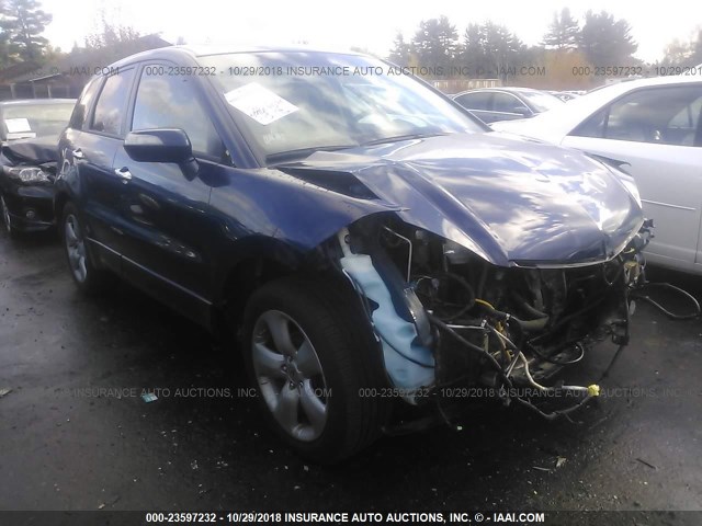 5J8TB18599A003632 - 2009 ACURA RDX TECHNOLOGY BLUE photo 1