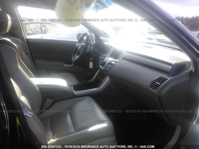 5J8TB18599A003632 - 2009 ACURA RDX TECHNOLOGY BLUE photo 5