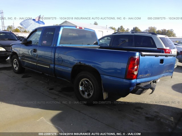 2GCEC19V531335622 - 2003 CHEVROLET SILVERADO C1500 BLUE photo 3