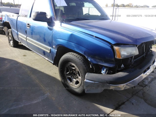 2GCEC19V531335622 - 2003 CHEVROLET SILVERADO C1500 BLUE photo 6