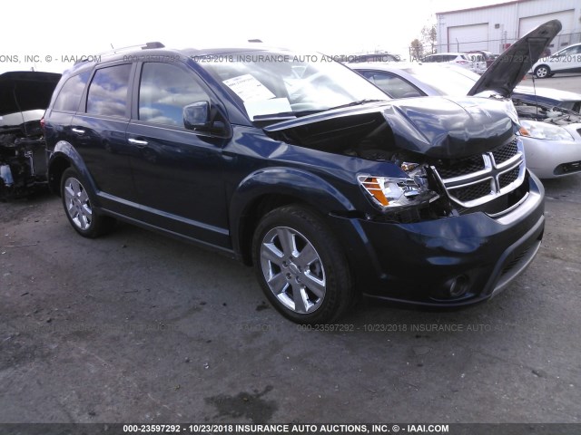 3C4PDCDG1ET269324 - 2014 DODGE JOURNEY LIMITED BLUE photo 1