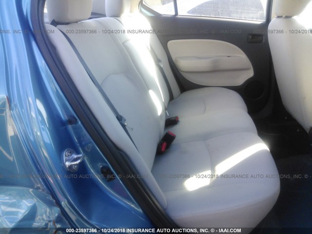 ML32F3FJ5HHF17841 - 2017 MITSUBISHI MIRAGE G4 ES ლურჯი ფოტო 8