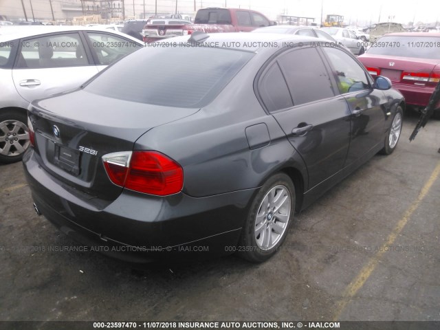 WBAVC53587A246524 - 2007 BMW 328 I SULEV GRAY photo 4