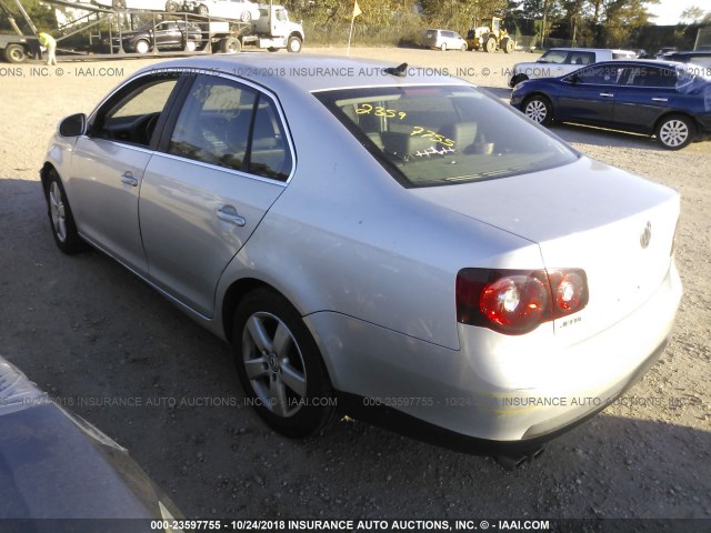 3VWRZ71K88M190593 - 2008 VOLKSWAGEN JETTA SE/SEL SILVER photo 3