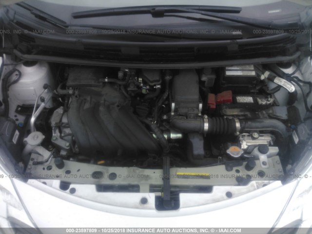 3N1CE2CP8GL394494 - 2016 NISSAN VERSA NOTE S/S PLUS/SV/SL/SR WHITE photo 10