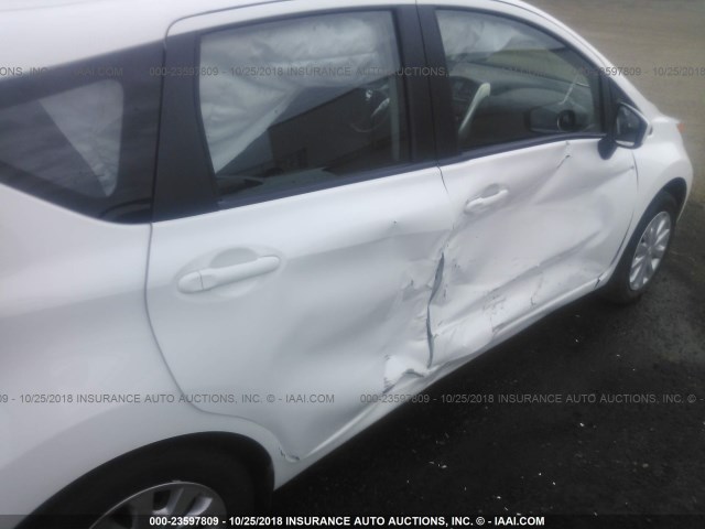 3N1CE2CP8GL394494 - 2016 NISSAN VERSA NOTE S/S PLUS/SV/SL/SR WHITE photo 6