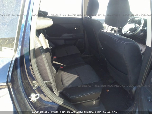 JA4AD2A35GZ061664 - 2016 MITSUBISHI OUTLANDER ES BLUE photo 8