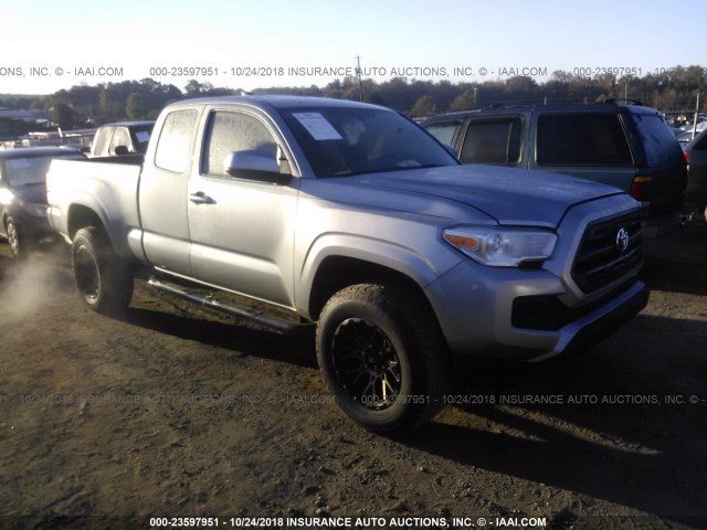 5TFRX5GN7HX074259 - 2017 TOYOTA TACOMA ACCESS CAB/SR/SR5 GRAY photo 1