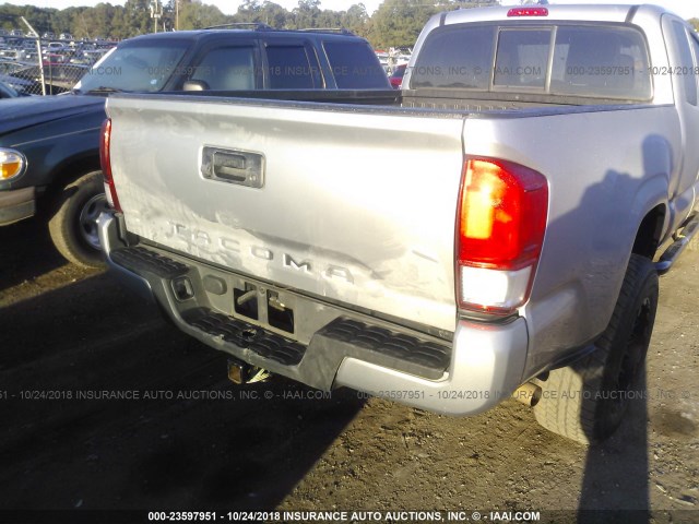 5TFRX5GN7HX074259 - 2017 TOYOTA TACOMA ACCESS CAB/SR/SR5 GRAY photo 6