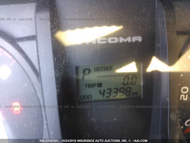 5TFRX5GN7HX074259 - 2017 TOYOTA TACOMA ACCESS CAB/SR/SR5 GRAY photo 7