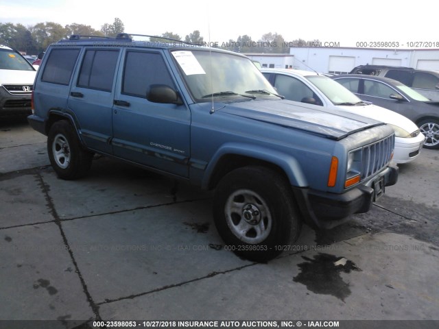 1J4FT68S5XL504587 - 1999 JEEP CHEROKEE SPORT/CLASSIC BLUE photo 1