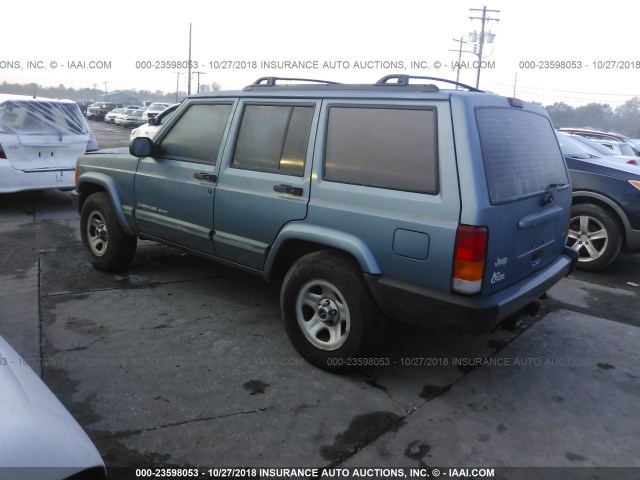 1J4FT68S5XL504587 - 1999 JEEP CHEROKEE SPORT/CLASSIC BLUE photo 3