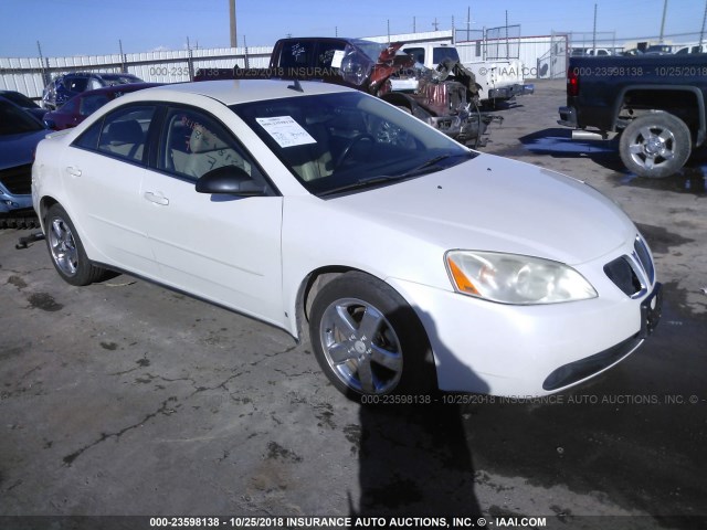 1G2ZH57N294100061 - 2009 PONTIAC G6 GT WHITE photo 1