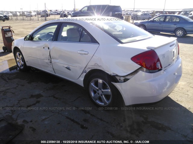 1G2ZH57N294100061 - 2009 PONTIAC G6 GT WHITE photo 3