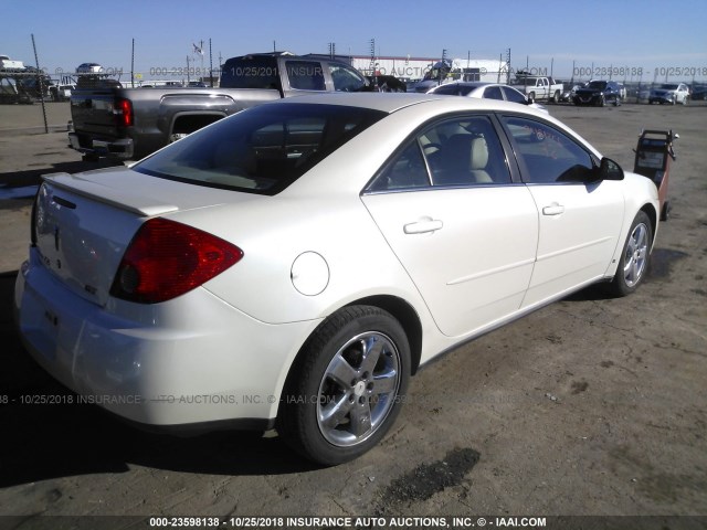 1G2ZH57N294100061 - 2009 PONTIAC G6 GT WHITE photo 4