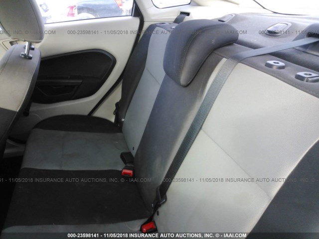 3FADP4AJ1DM110785 - 2013 FORD FIESTA S SILVER photo 8