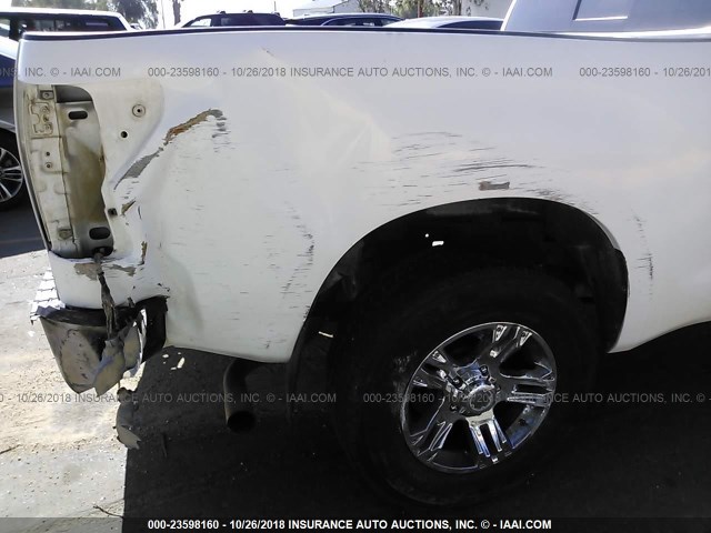 5TFUM5F1XAX009137 - 2010 TOYOTA TUNDRA DOUBLE CAB SR5 WHITE photo 6