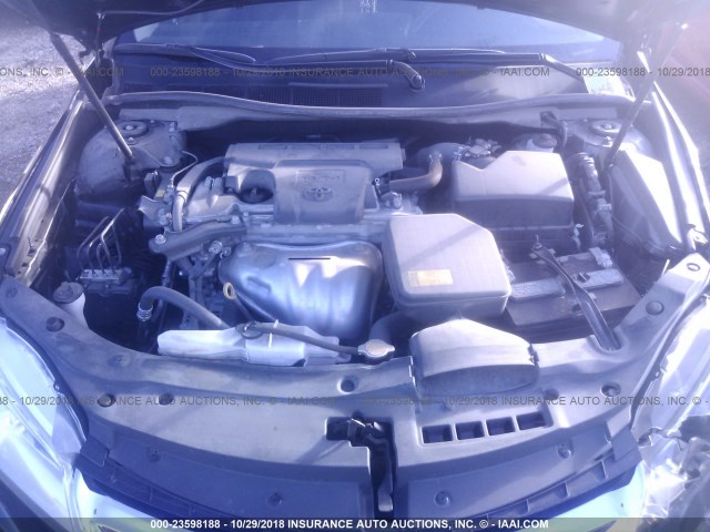 4T4BF1FK7FR459504 - 2015 TOYOTA CAMRY LE/XLE/SE/XSE BLACK photo 10