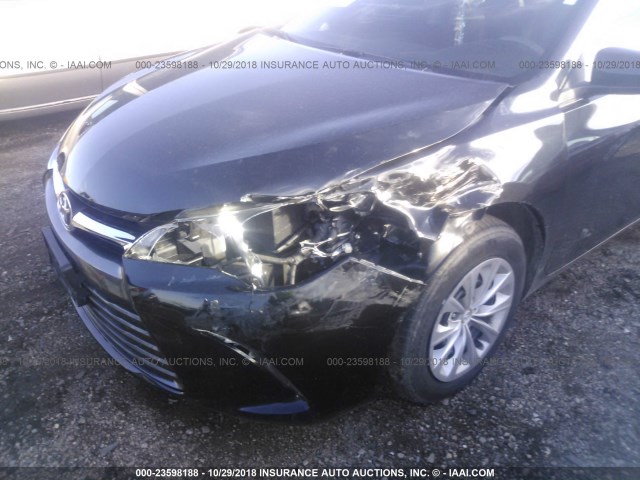 4T4BF1FK7FR459504 - 2015 TOYOTA CAMRY LE/XLE/SE/XSE BLACK photo 6