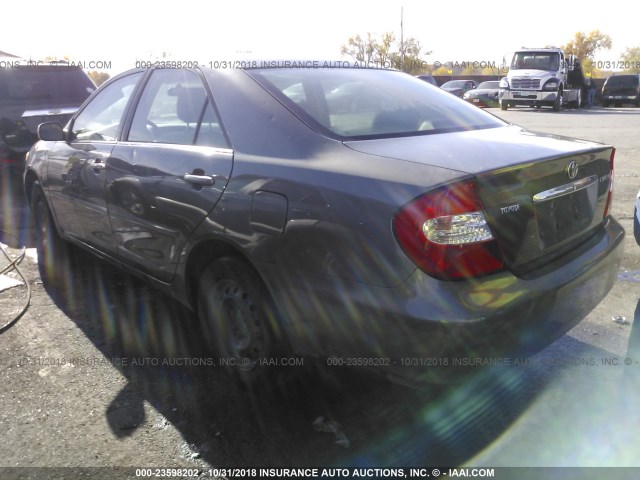 4T1BE32K54U890760 - 2004 TOYOTA CAMRY LE/XLE/SE GRAY photo 3