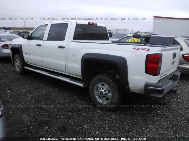 1GC1KVEG9FF109273 - 2015 CHEVROLET SILVERADO K2500 HEAVY DUTY LT WHITE photo 3