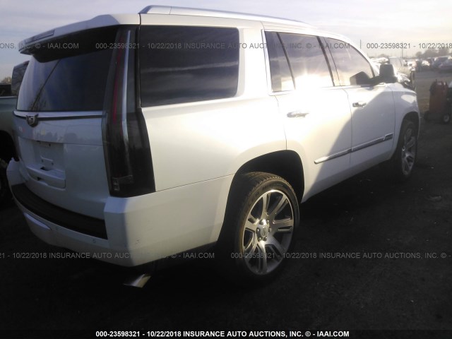 1GYS3CKJ7GR320259 - 2016 CADILLAC ESCALADE PREMIUM WHITE photo 4