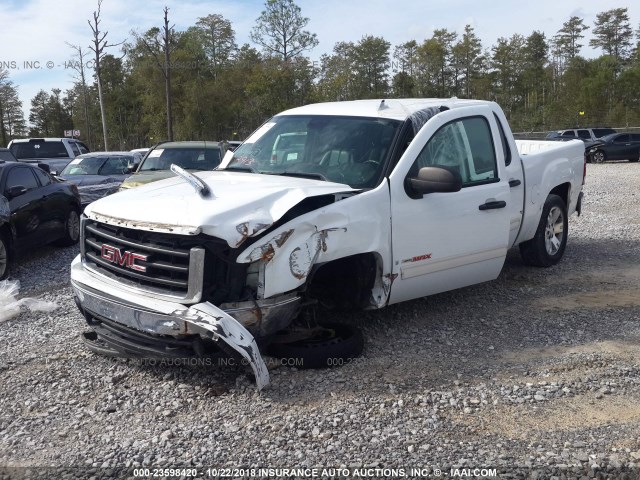 2GTEC13Y481140914 - 2008 GMC SIERRA C1500 WHITE photo 6