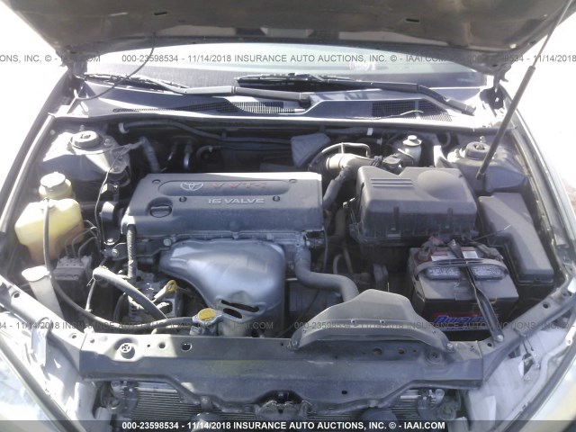 JTDBE32K230199440 - 2003 TOYOTA CAMRY LE/XLE GREEN photo 10