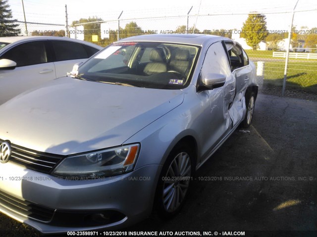 3VWLZ7AJXBM307630 - 2011 VOLKSWAGEN JETTA SEL SILVER photo 6