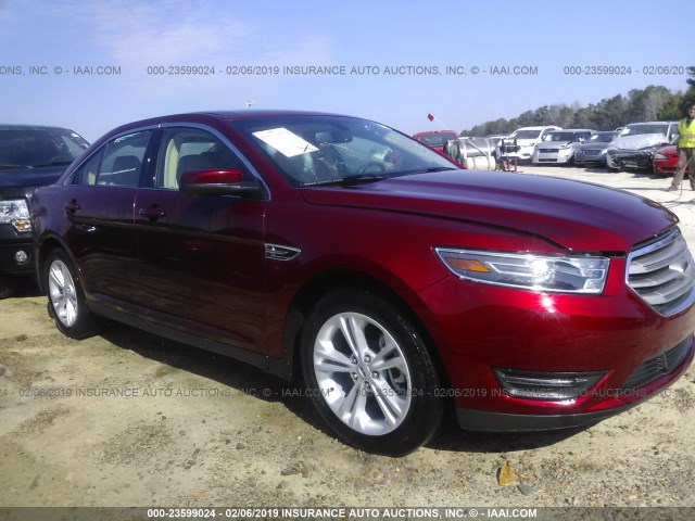 1FAHP2E81JG122826 - 2018 FORD TAURUS SEL RED photo 1