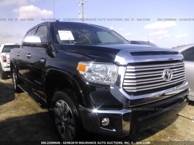 5TFHW5F18GX540521 - 2016 TOYOTA TUNDRA CREWMAX LIMITED BLACK photo 1