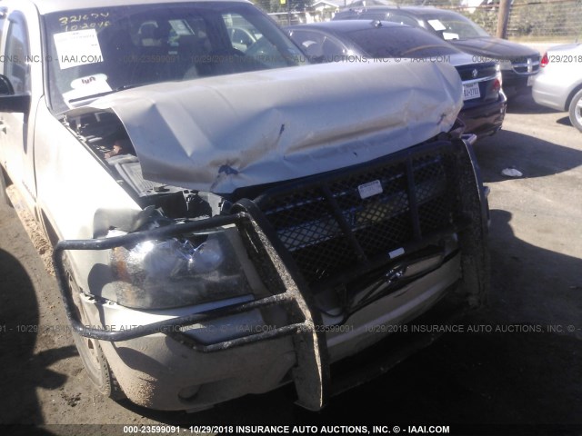 1GNSCJE00DR130884 - 2013 CHEVROLET SUBURBAN C1500 LT TAN photo 6